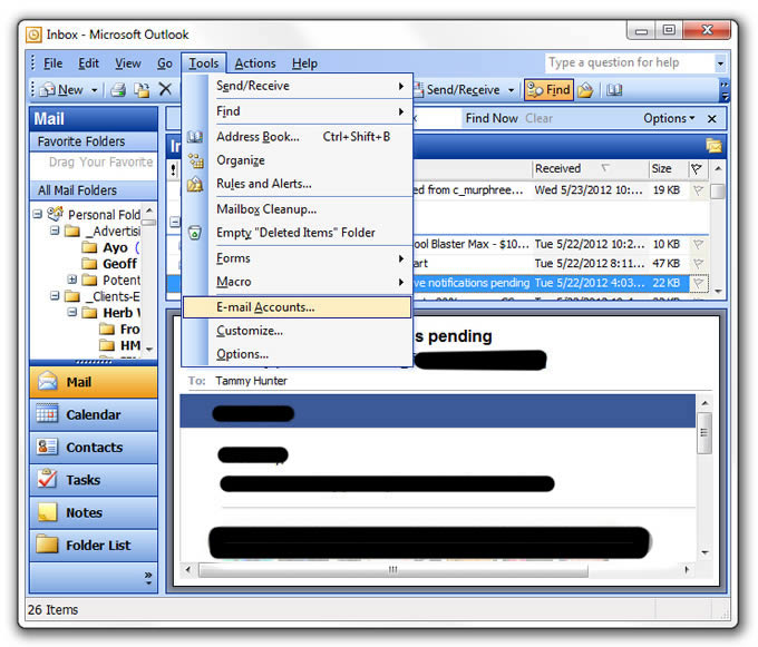 runasxp outlook express mail address book